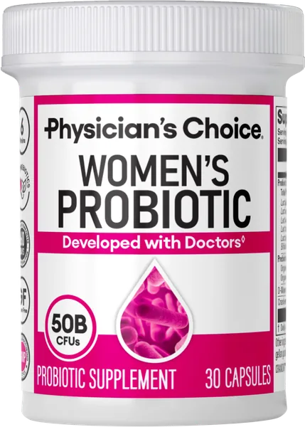 Bottle of Physician's Choice Women's Probiotic, 30 capsules